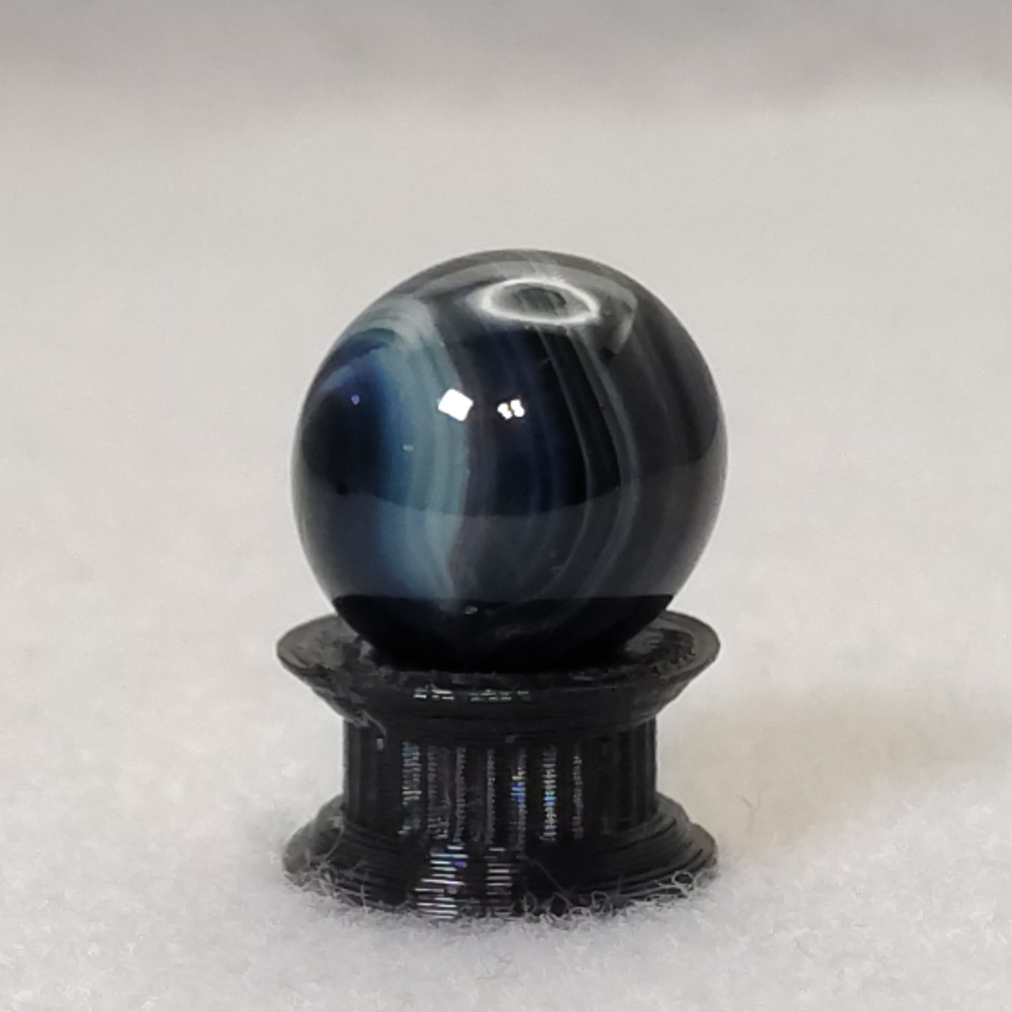 15.5mm Jabo Swirl Marble w/Aventurine MINT
