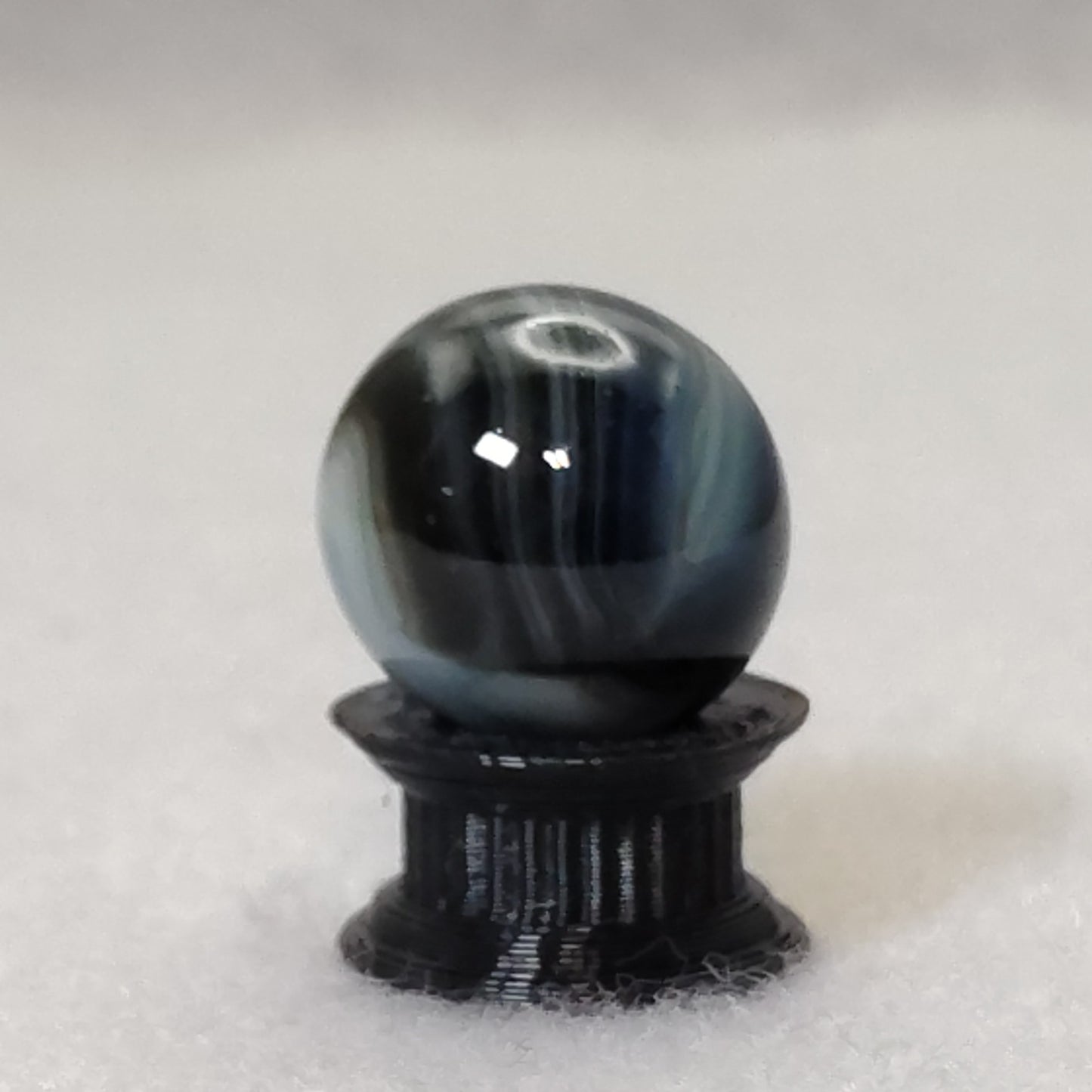 15.5mm Jabo Swirl Marble w/Aventurine MINT