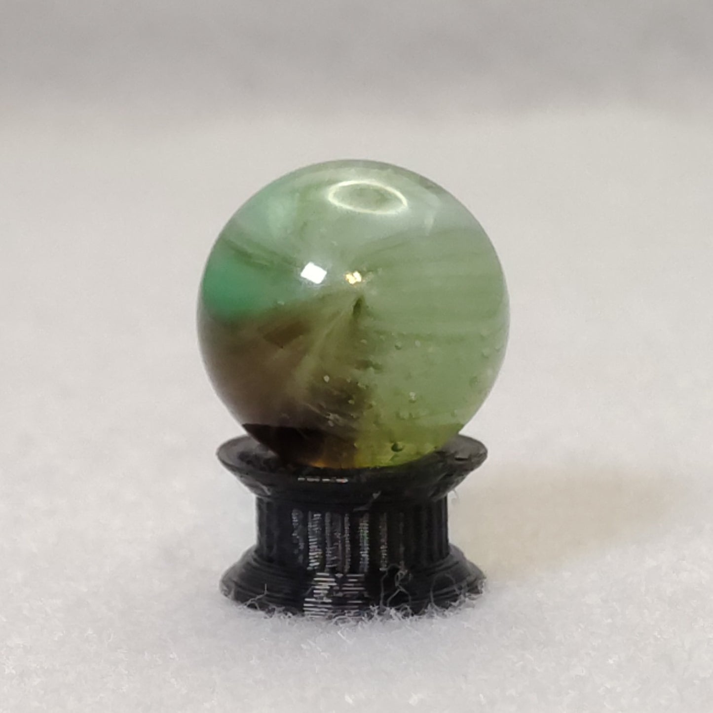 18mm Master Sunburst Marble Brown & Aqua NM