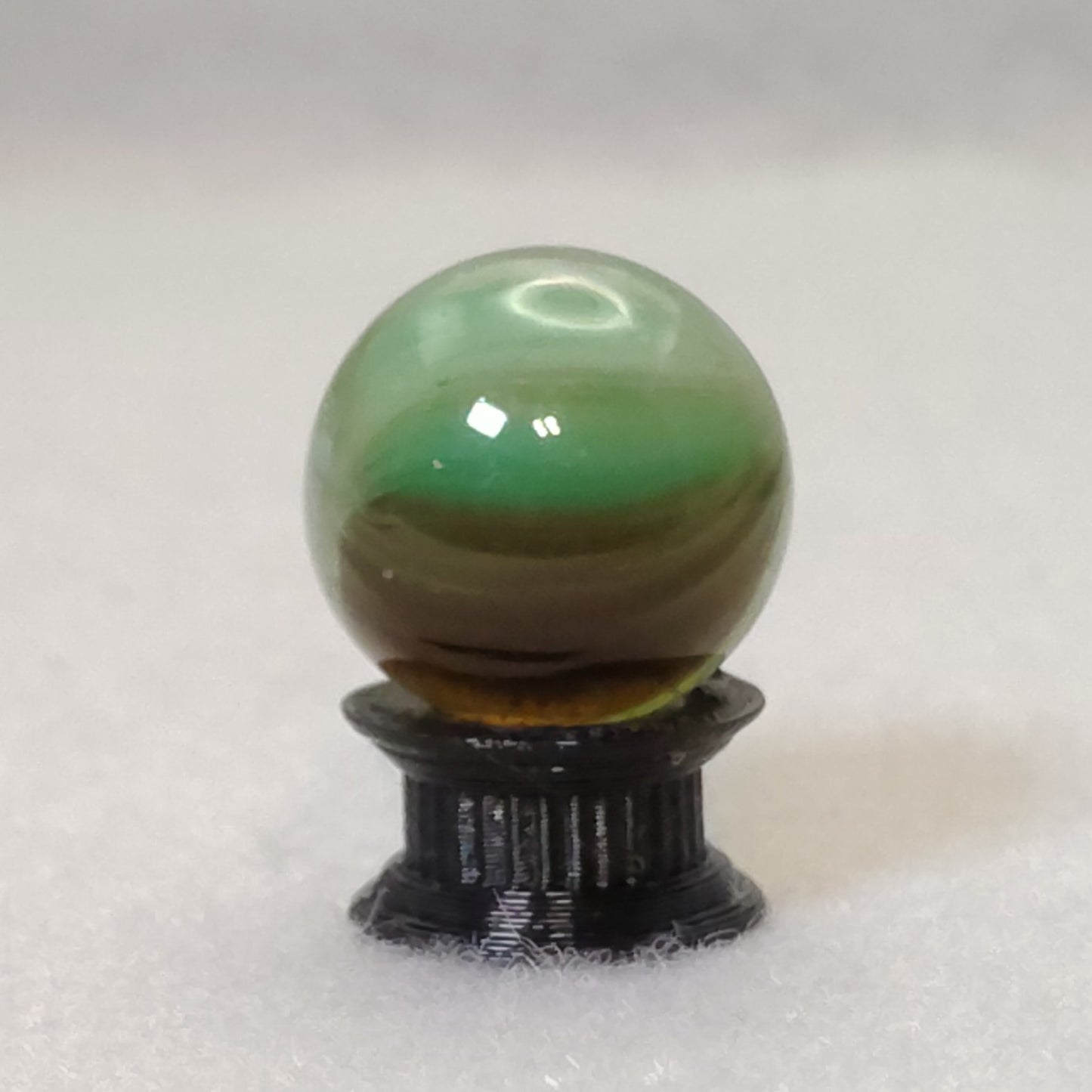 18mm Master Sunburst Marble Brown & Aqua NM