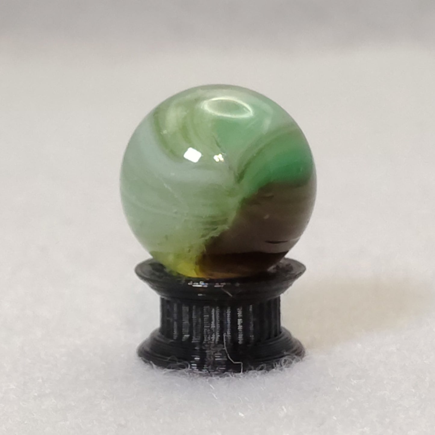 18mm Master Sunburst Marble Brown & Aqua NM