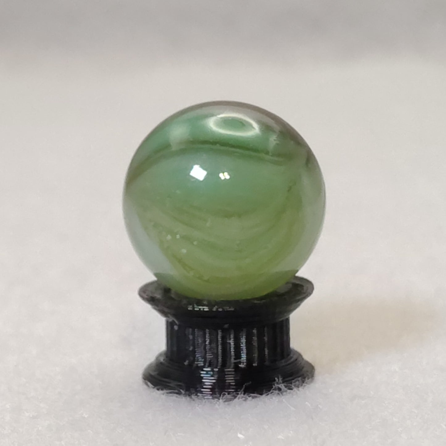 18mm Master Sunburst Marble Brown & Aqua NM