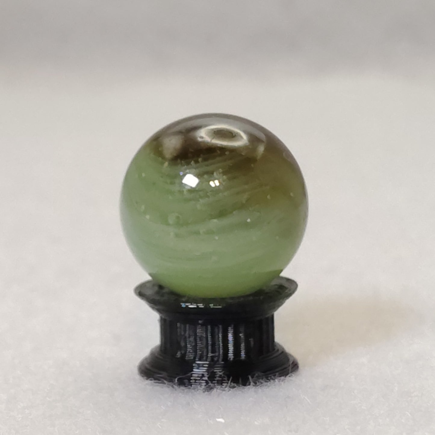 18mm Master Sunburst Marble Brown & Aqua NM