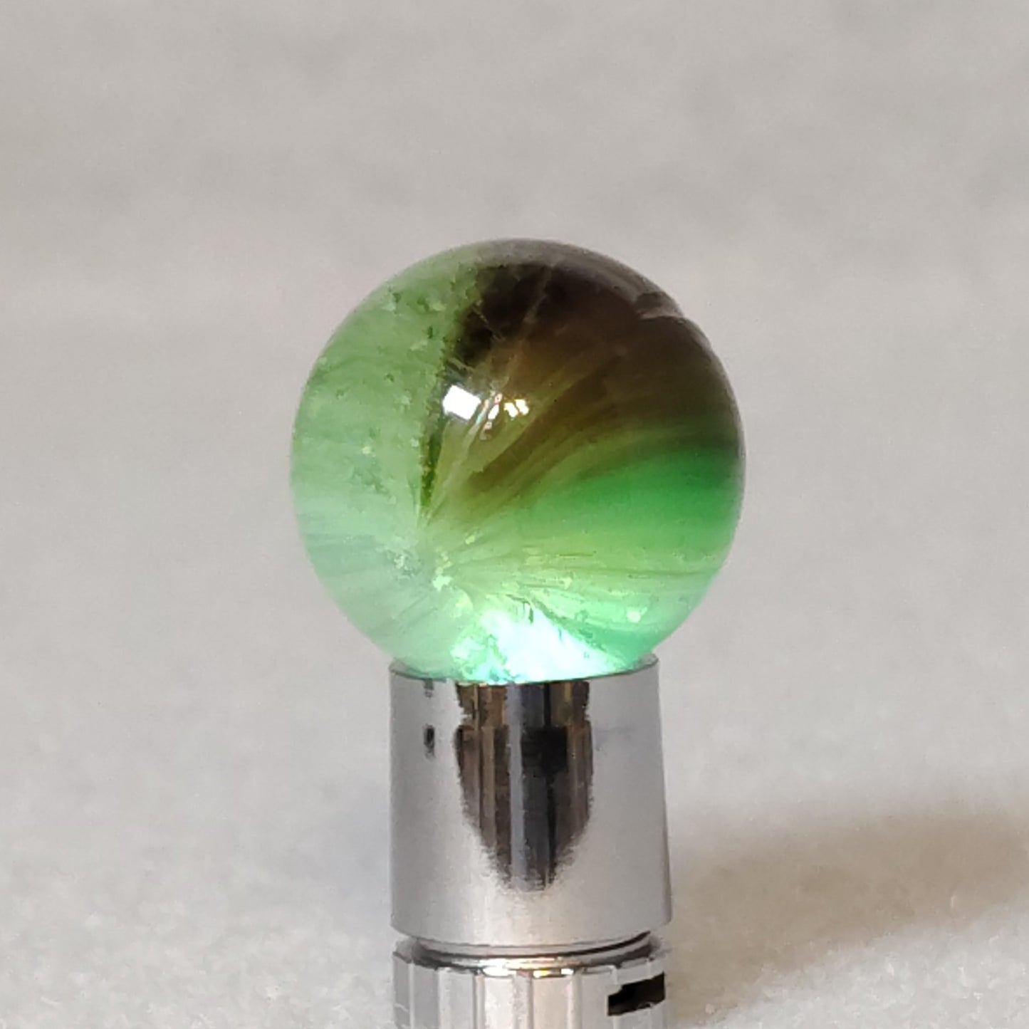 18mm Master Sunburst Marble Brown & Aqua NM