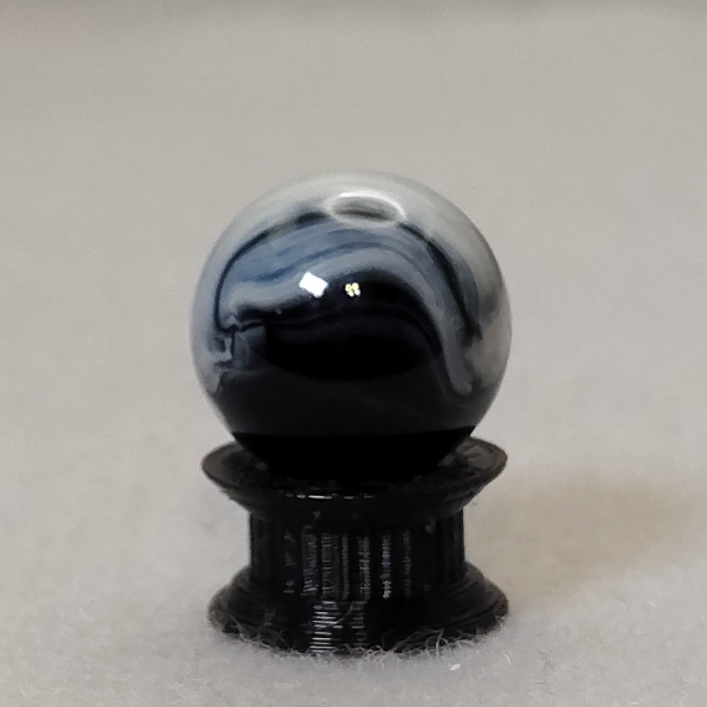 16mm Master Marble Black with White Brushed Patch MINT