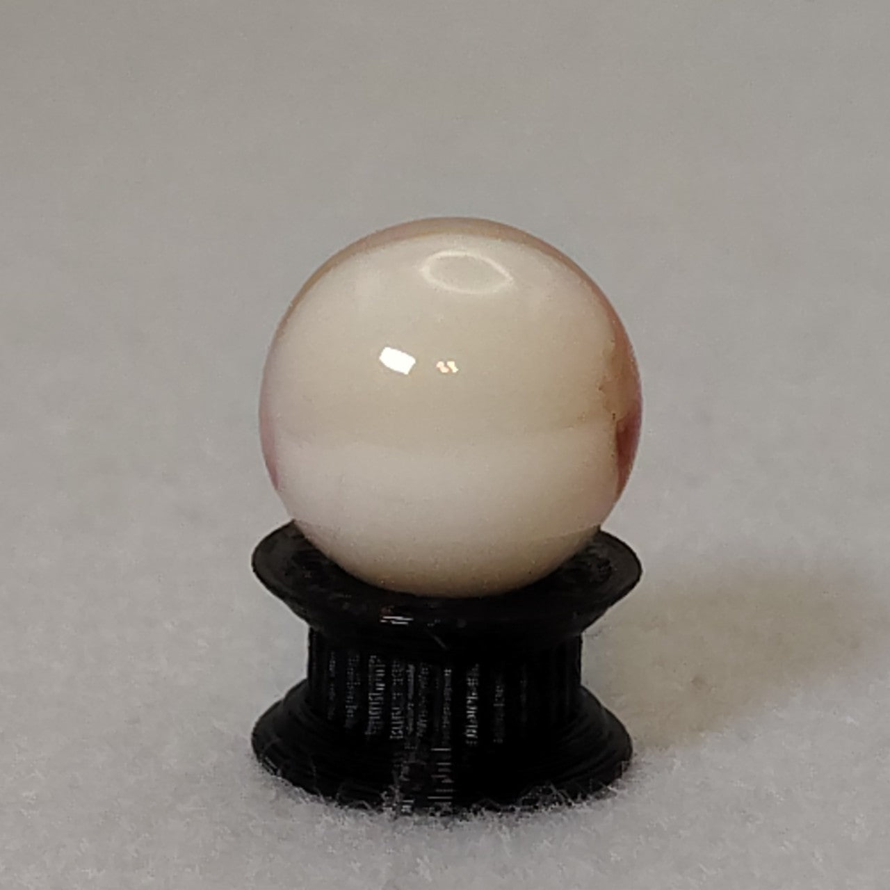 15.5mm Vitro Agate Marble UV NM+ Red & White