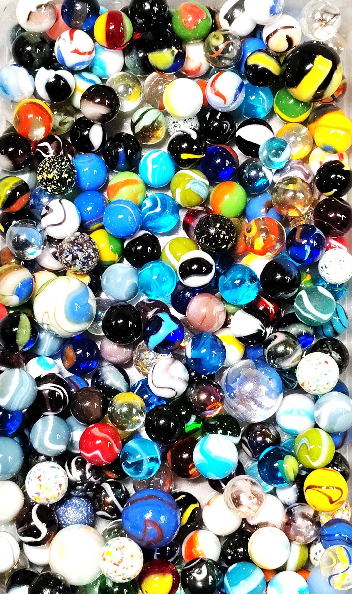 2.5lbs Vacor Mixed Marbles (30+names see below) Most are Mint, some are NM