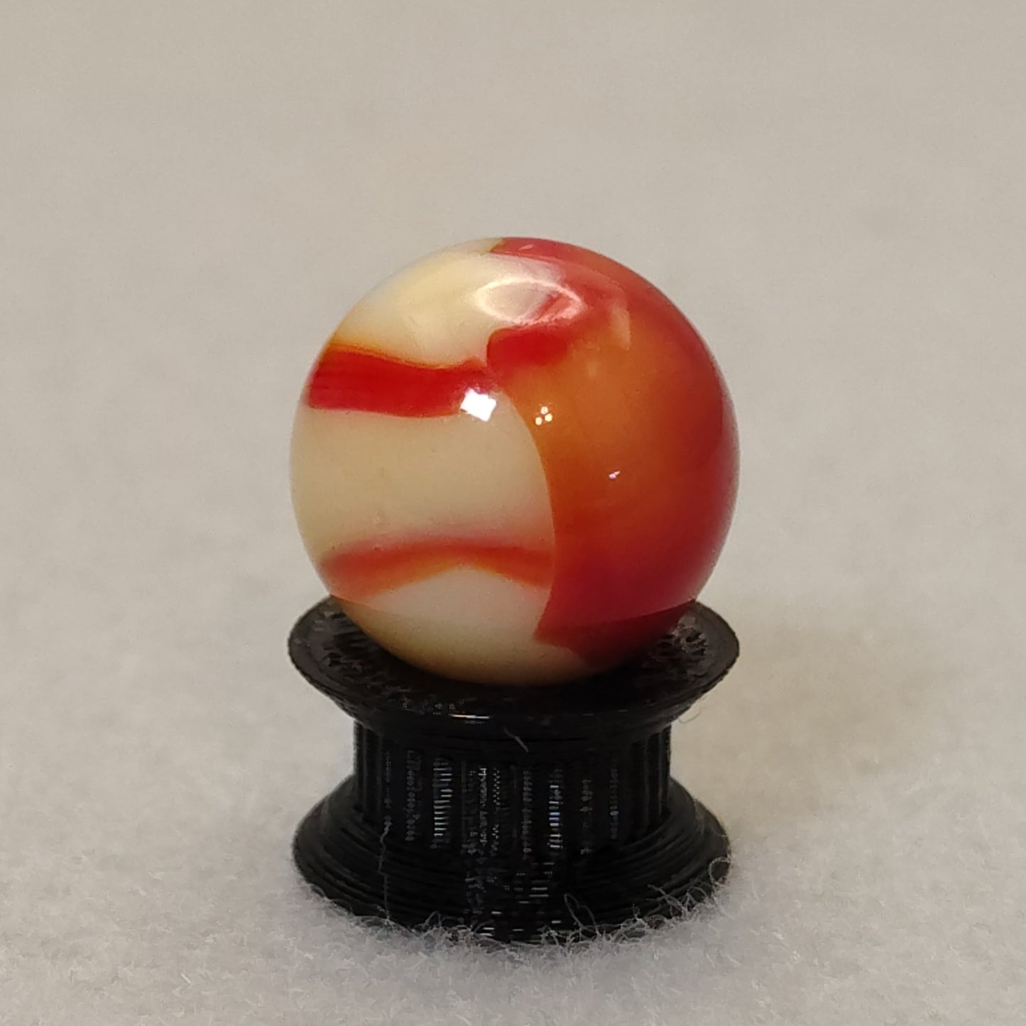 15.5mm Peltier Rainbo Orange & Red sm cold crease NM+