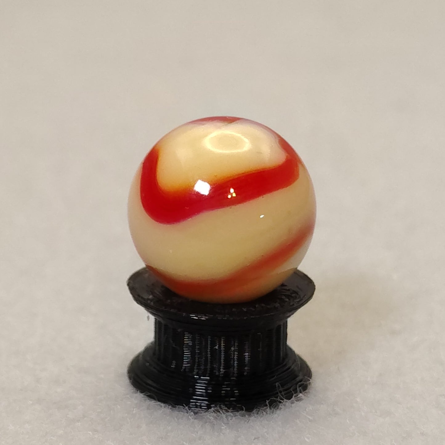 15.5mm Peltier Rainbo Orange & Red sm cold crease NM+