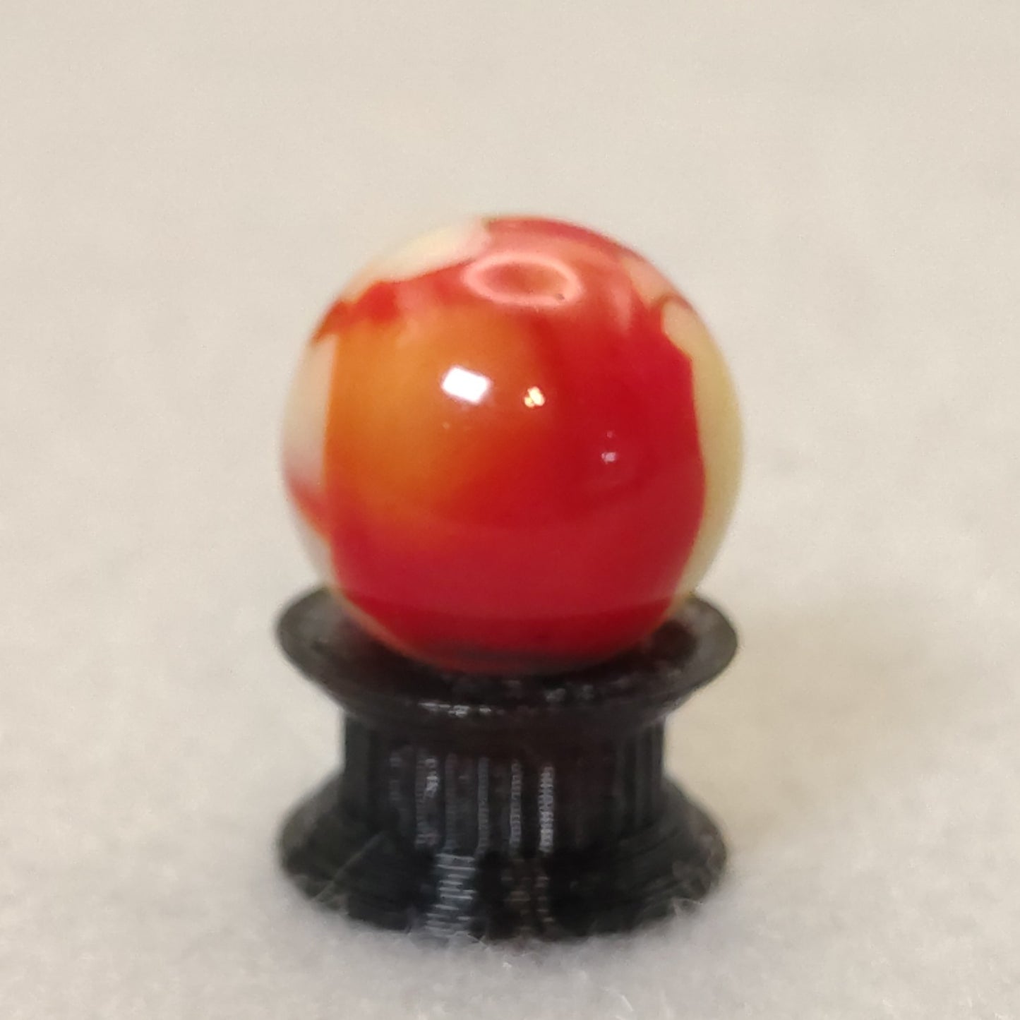 15.5mm Peltier Rainbo Orange & Red sm cold crease NM+