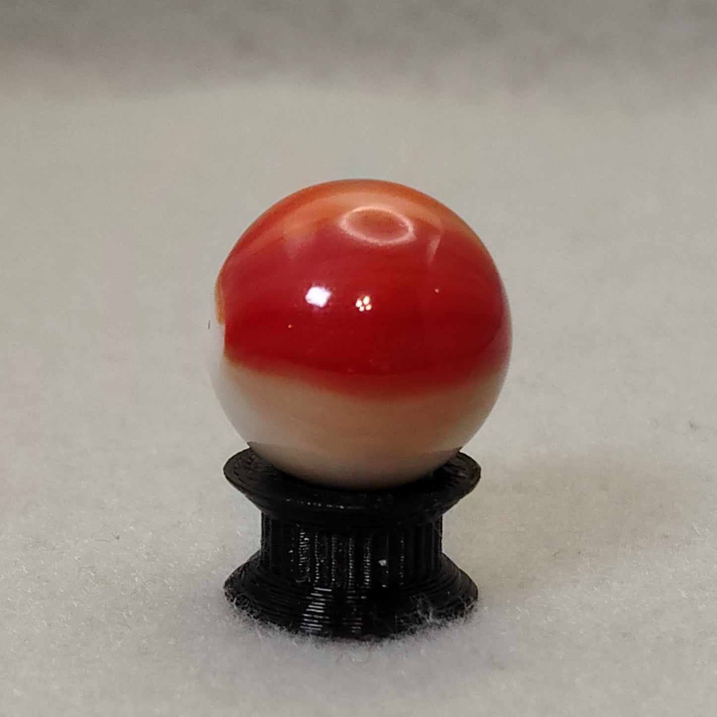 3/4" Master Marble Comet Red & White NM