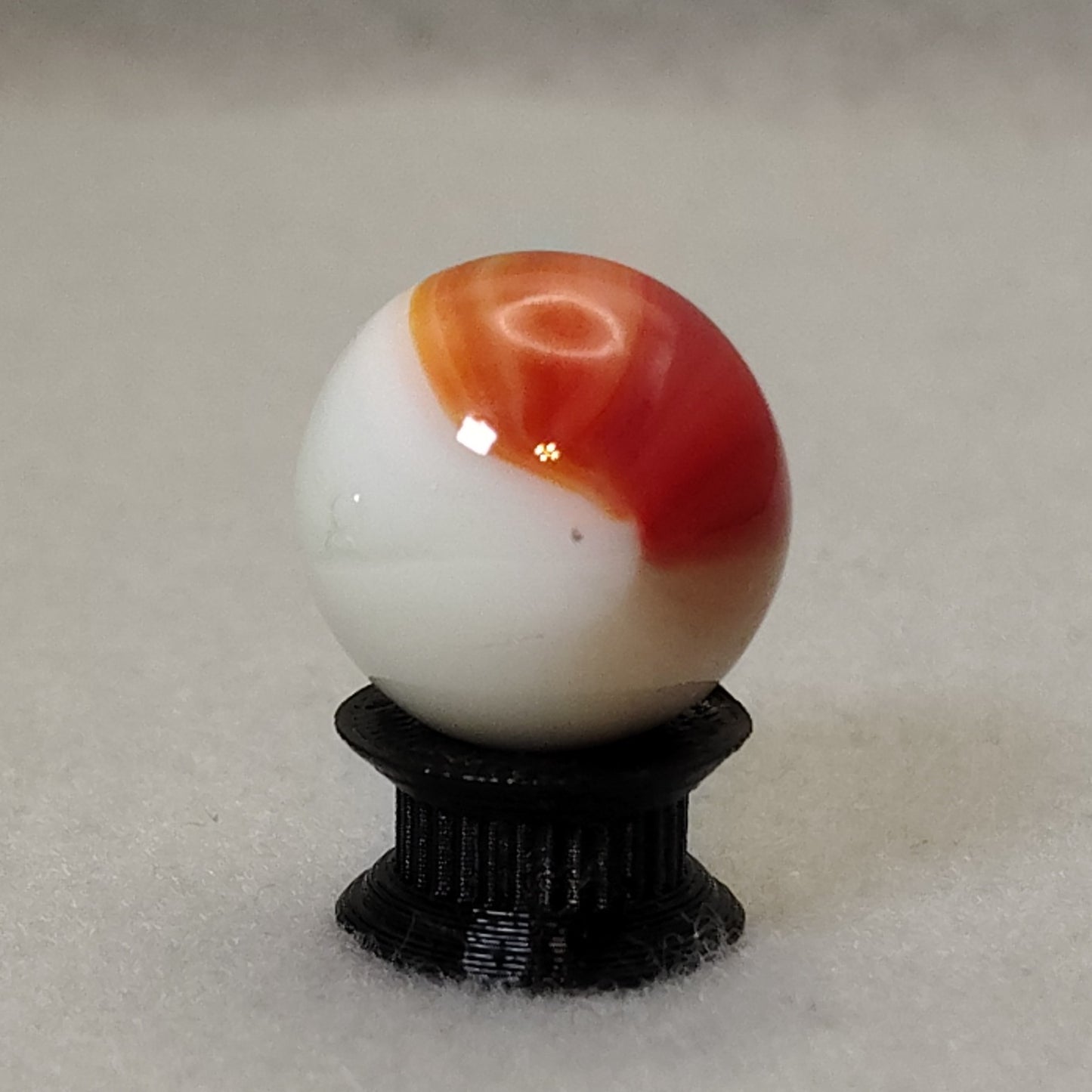 3/4" Master Marble Comet Red & White NM