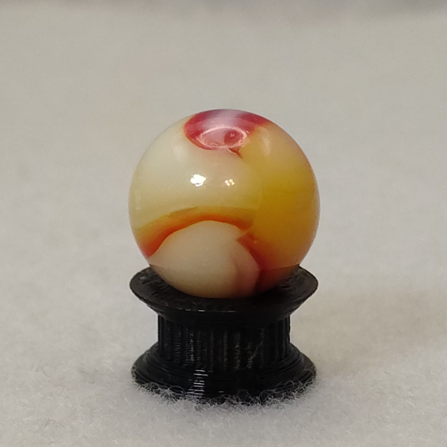 16mm Peltier Rainbo Marble Yellow & Red NM-