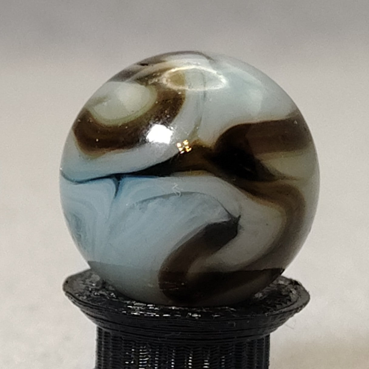 16.5mm Gorgeous Translucent Swirl Marble NM-