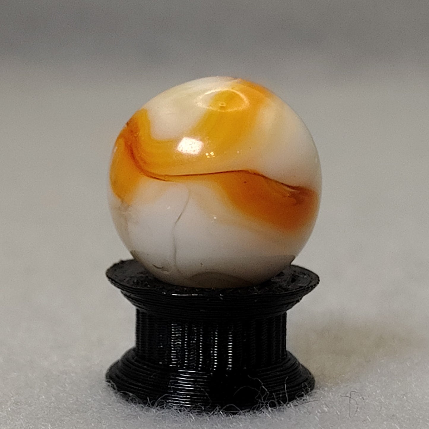 16mm Swirl Marble Orange Beautiful UV NM-