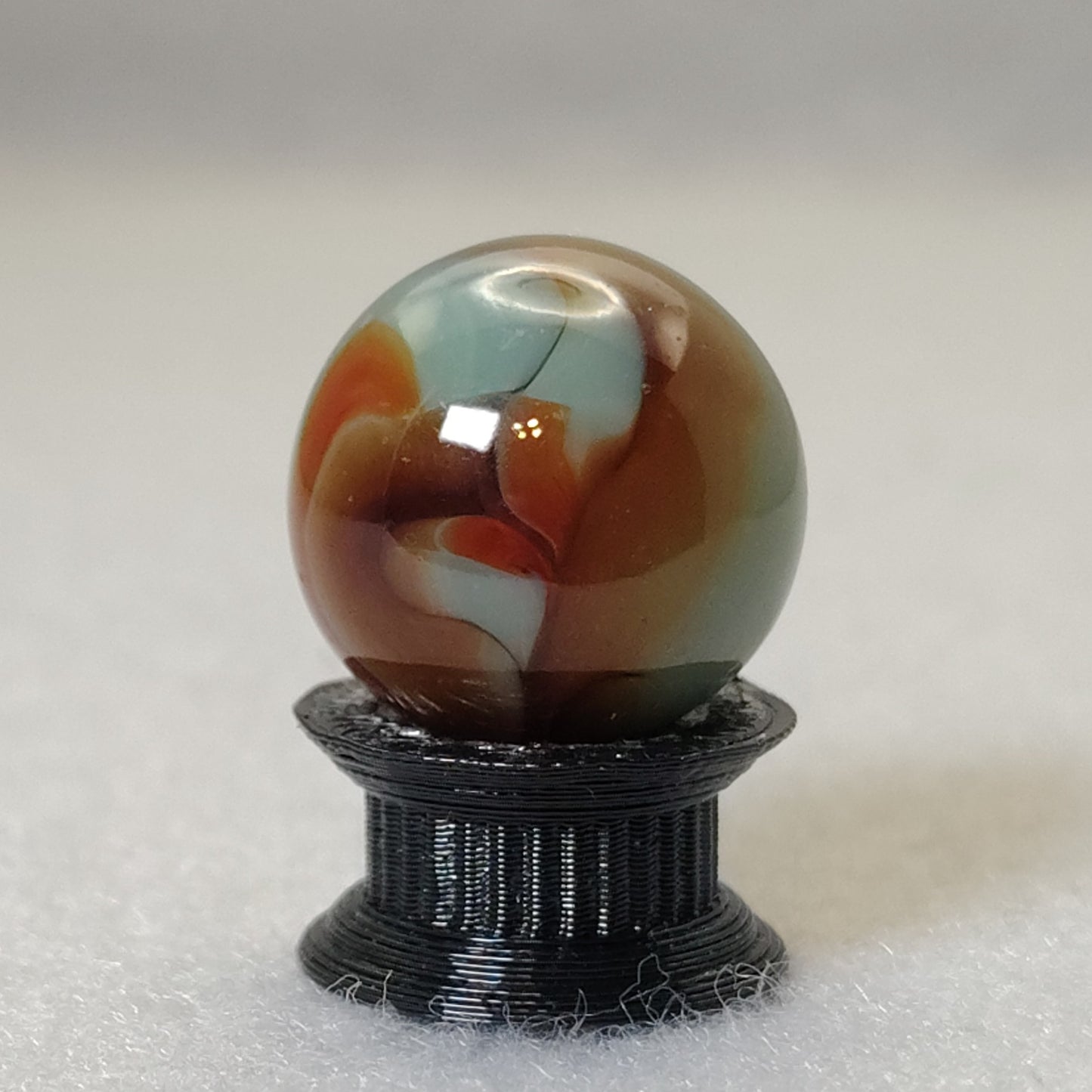 16mm Earth Tones Swirl Marble NM+