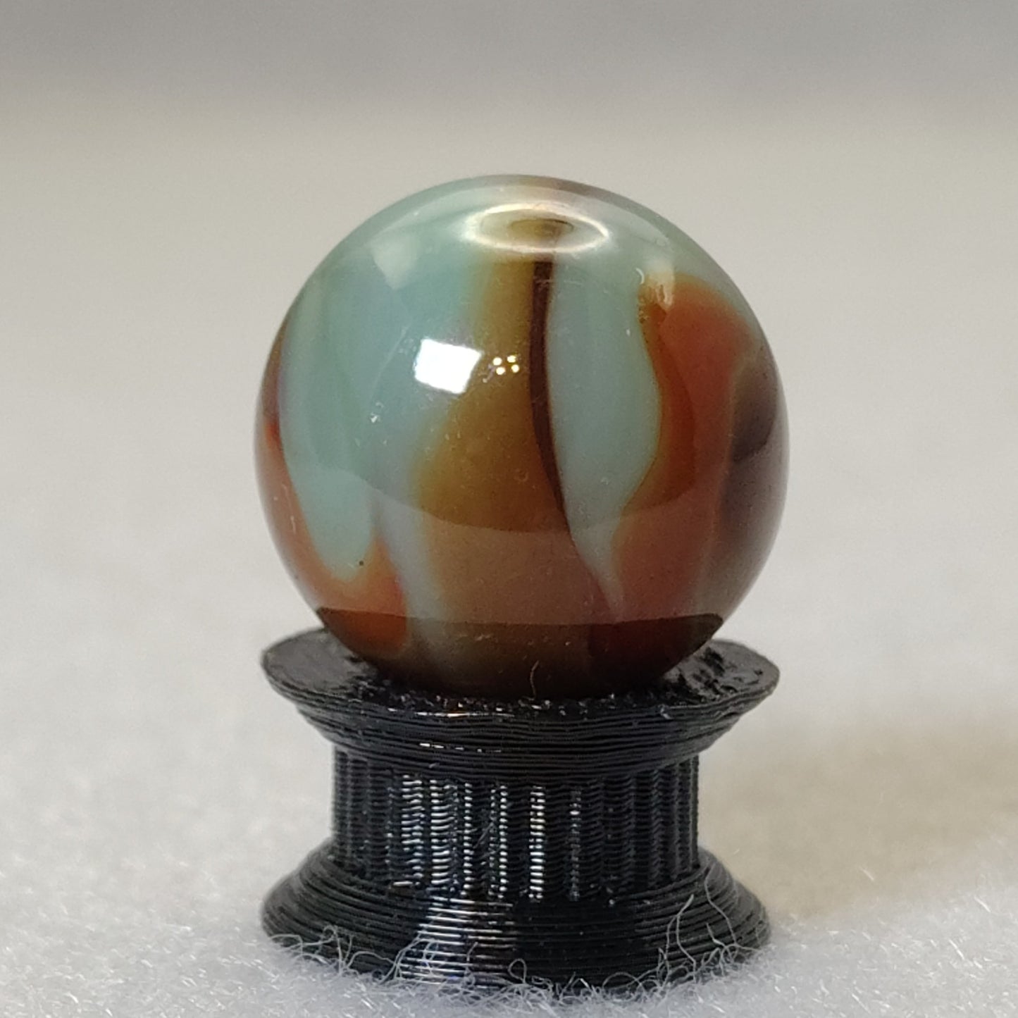 16mm Earth Tones Swirl Marble NM+