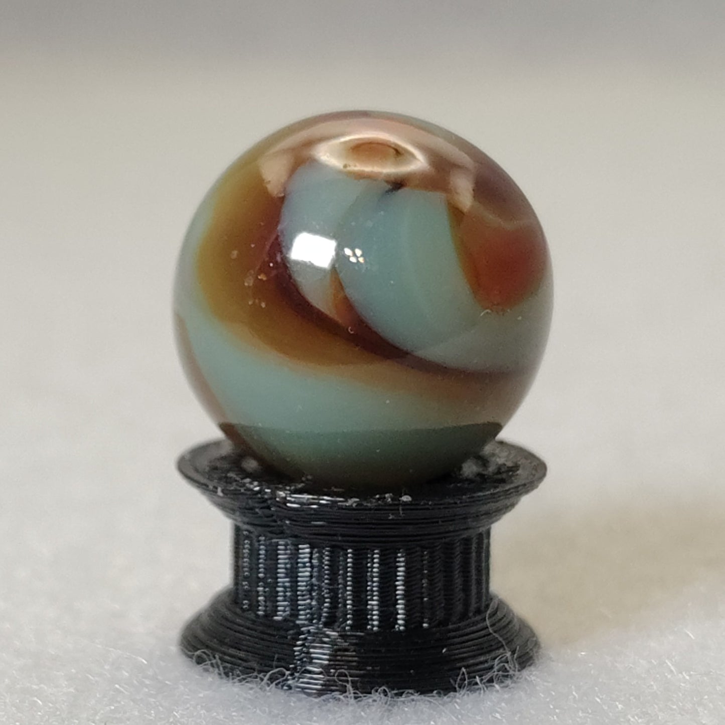16mm Earth Tones Swirl Marble NM+