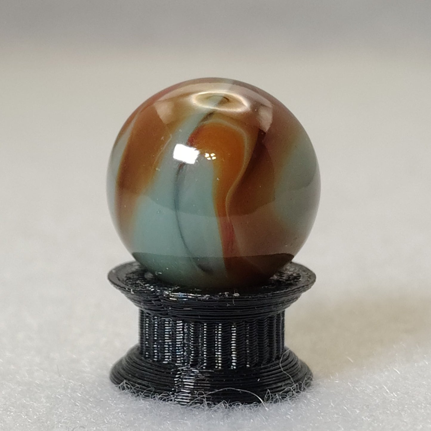 16mm Earth Tones Swirl Marble NM+