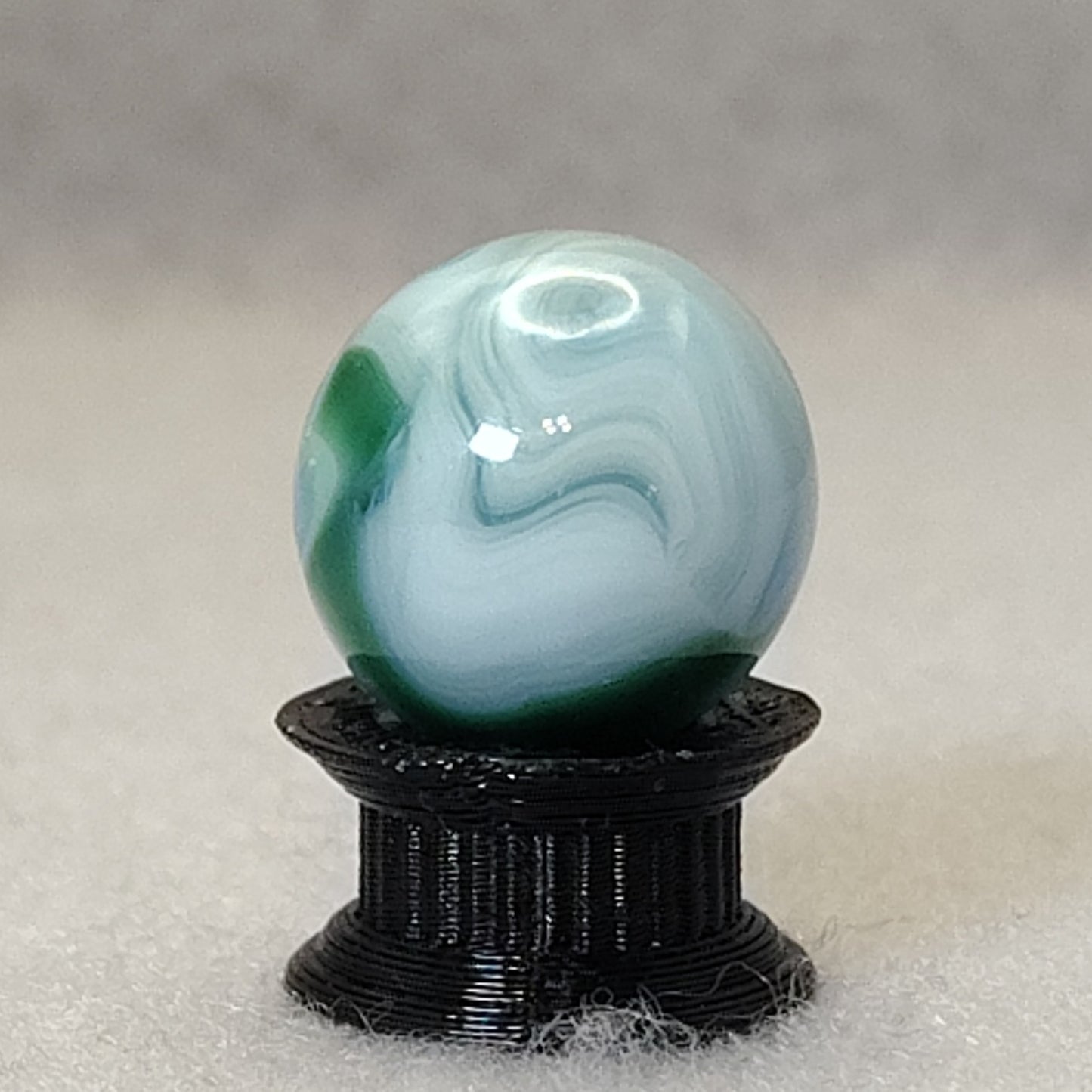 15.5mm CAC Swirl marble Blue Green White NM+