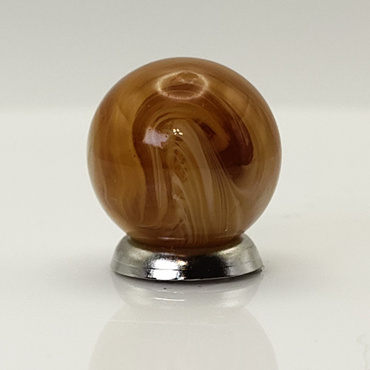 16mm Butterscotch Slag Marble (looks MFC) M-