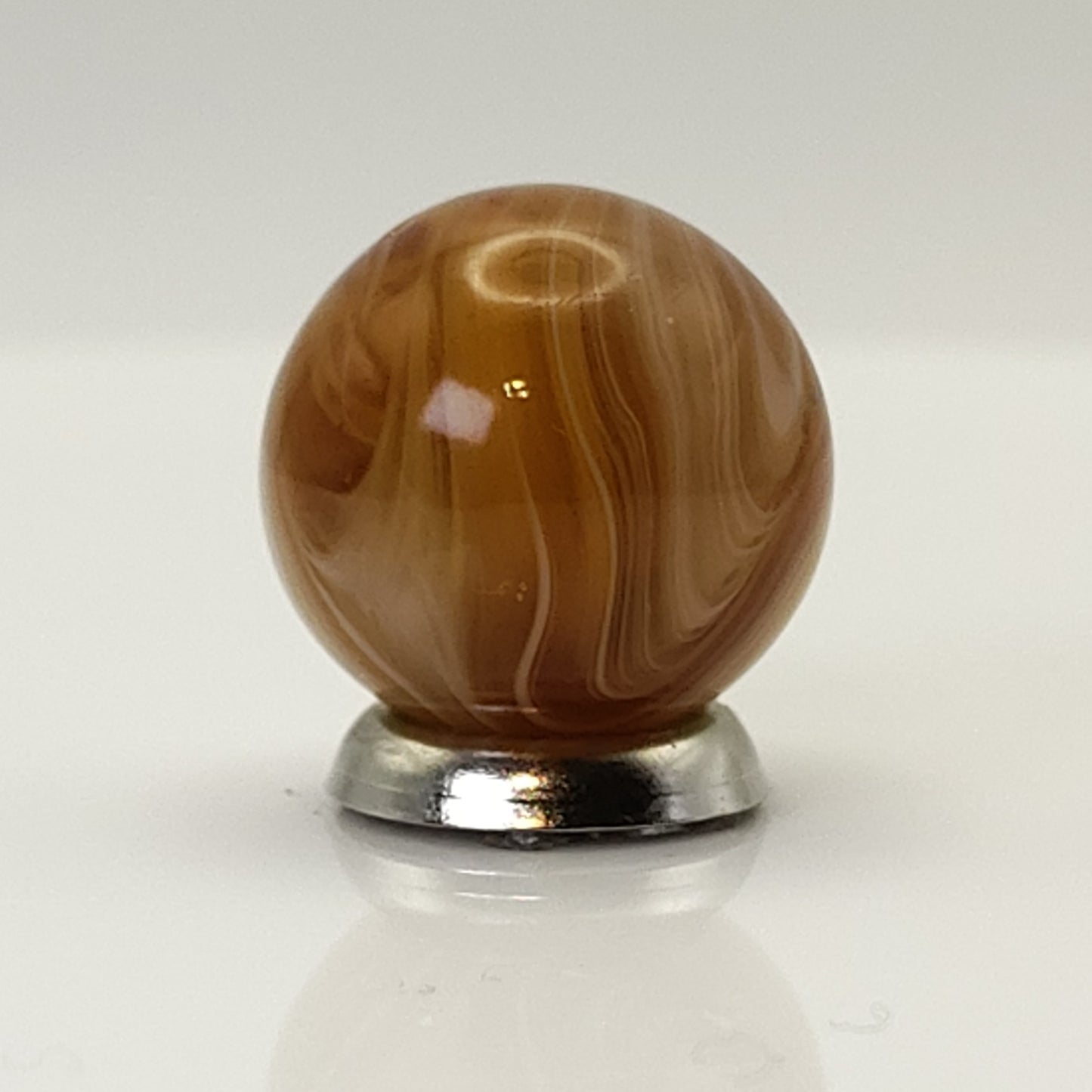 16mm Butterscotch Slag Marble (looks MFC) M-