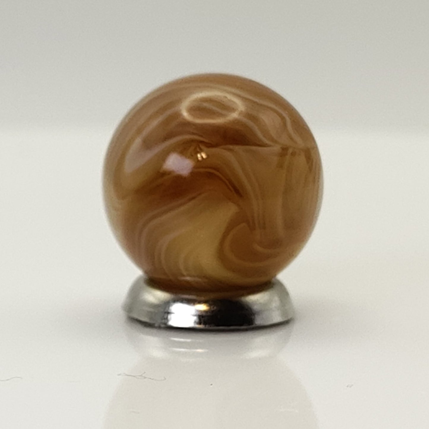 16mm Butterscotch Slag Marble (looks MFC) M-