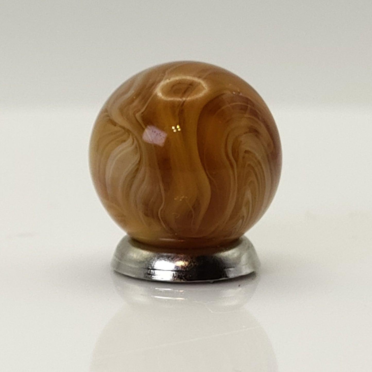 16mm Butterscotch Slag Marble (looks MFC) M-