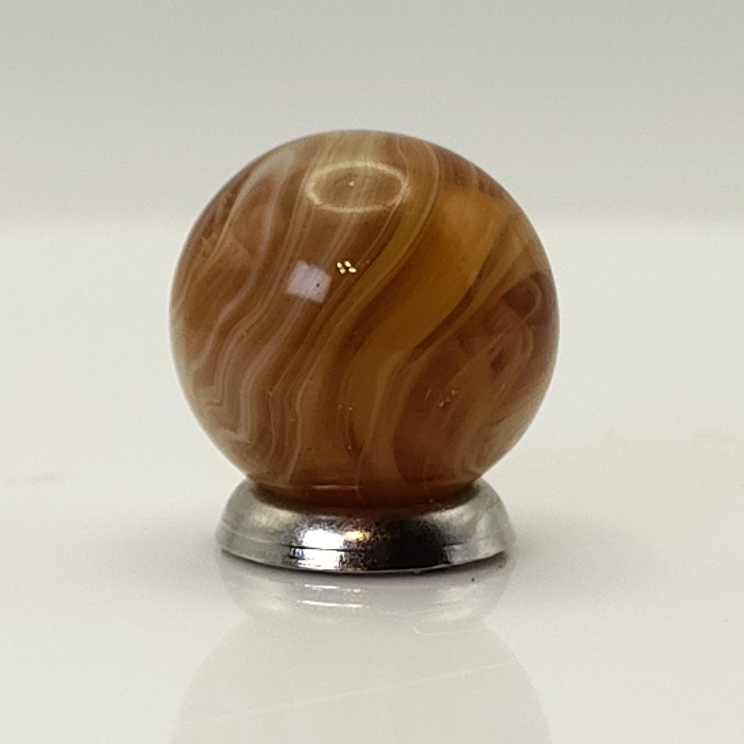 16mm Butterscotch Slag Marble (looks MFC) M-