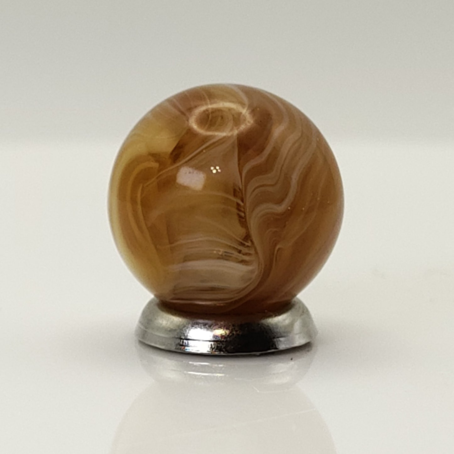16mm Butterscotch Slag Marble (looks MFC) M-