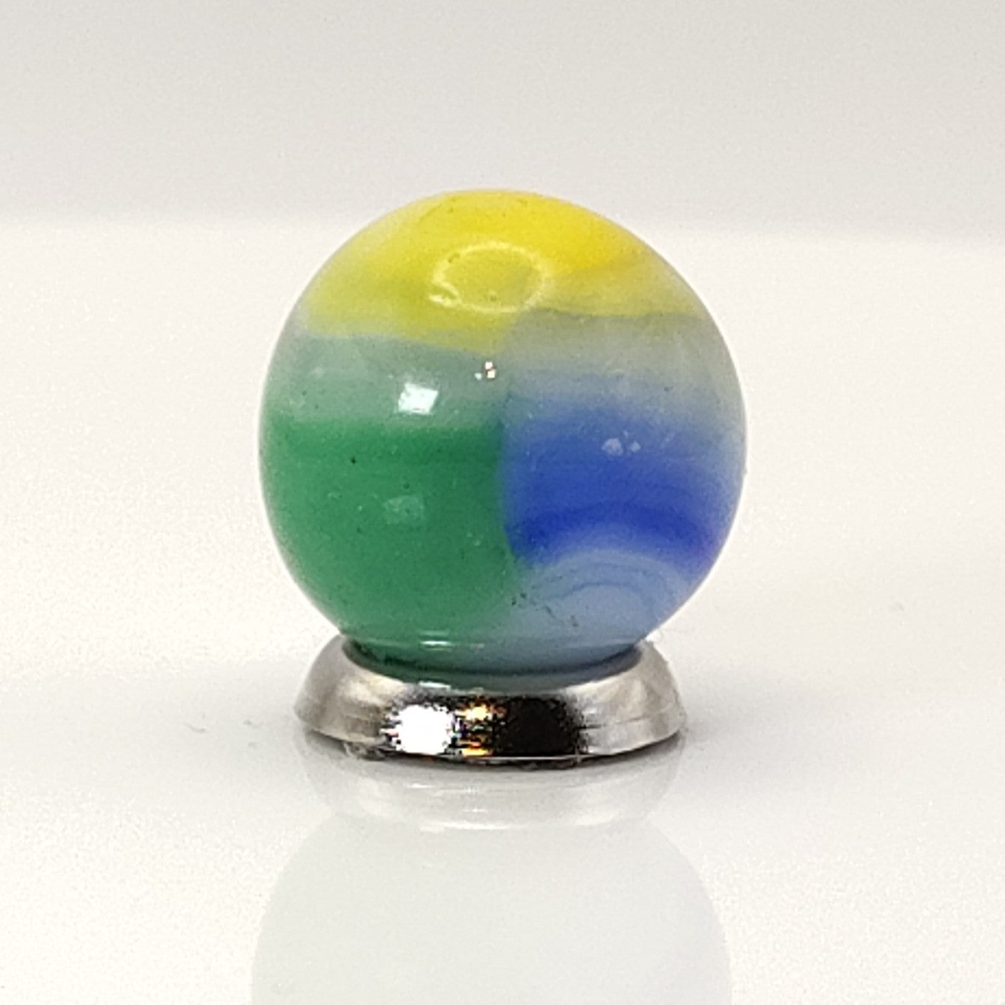 15.5mm Vintage Vitro Agate Tri-Lite Marble NM
