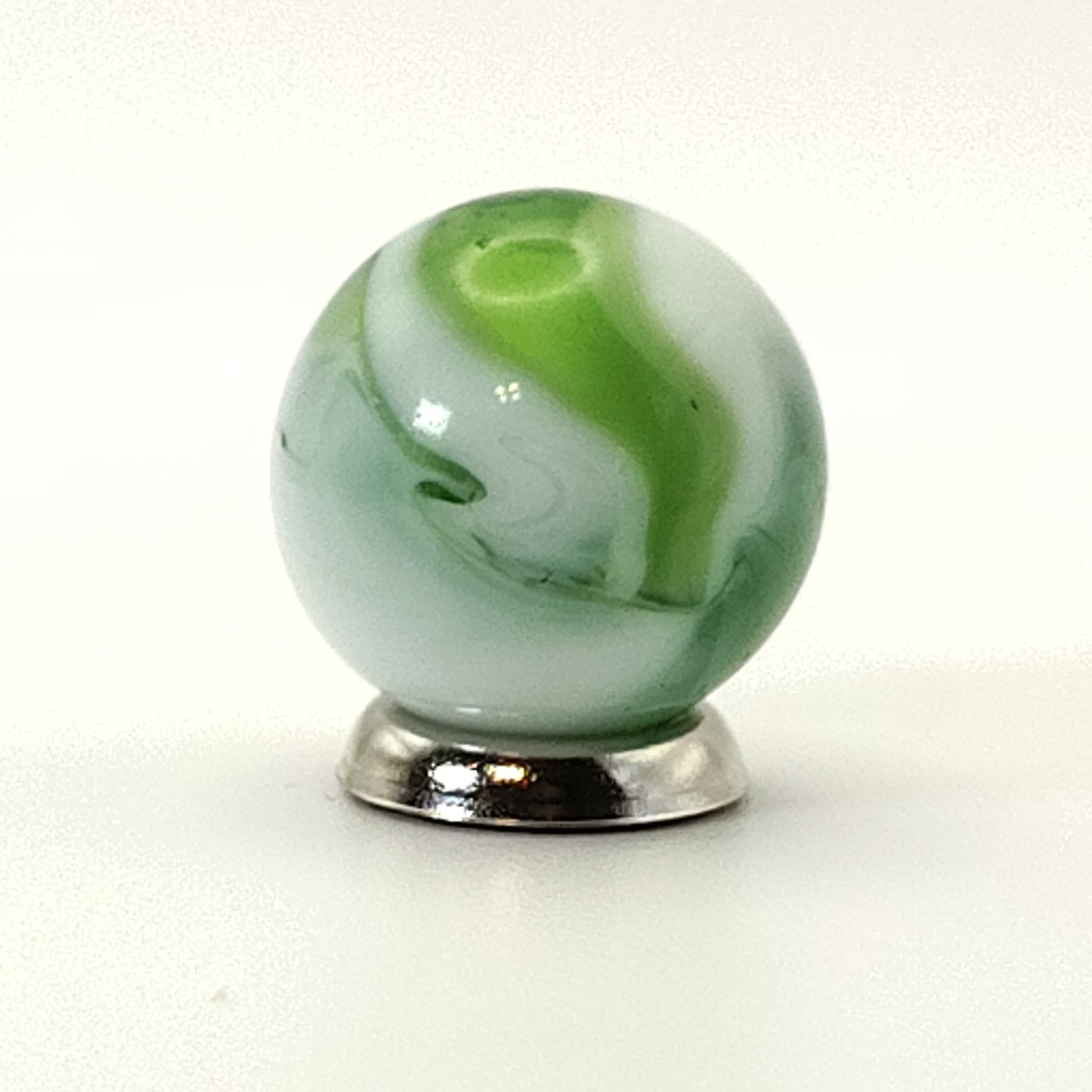 17mm Light Green Slag Marble (MFC?) NM