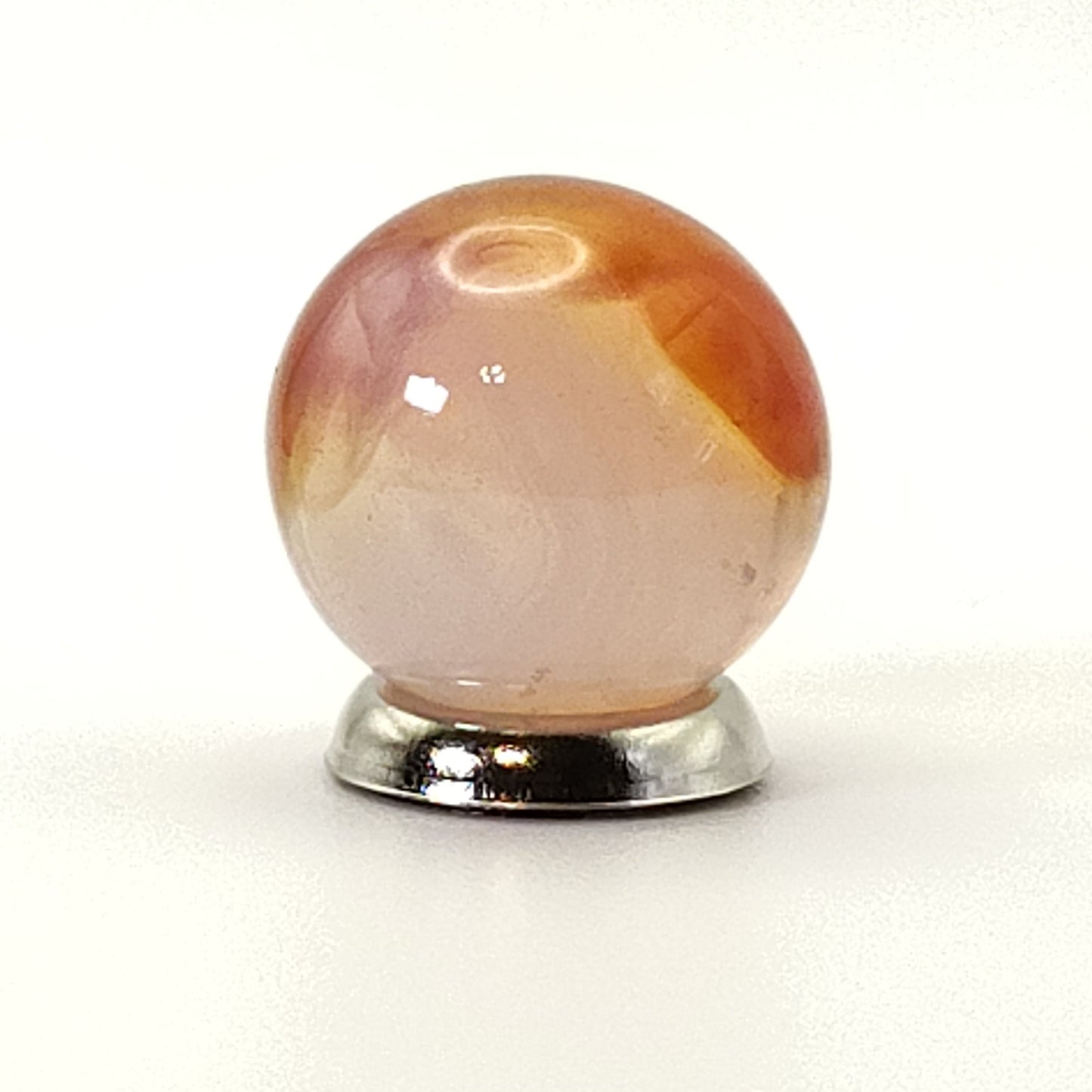 5/8" Vitro Agate Opal Marble Orange NM++