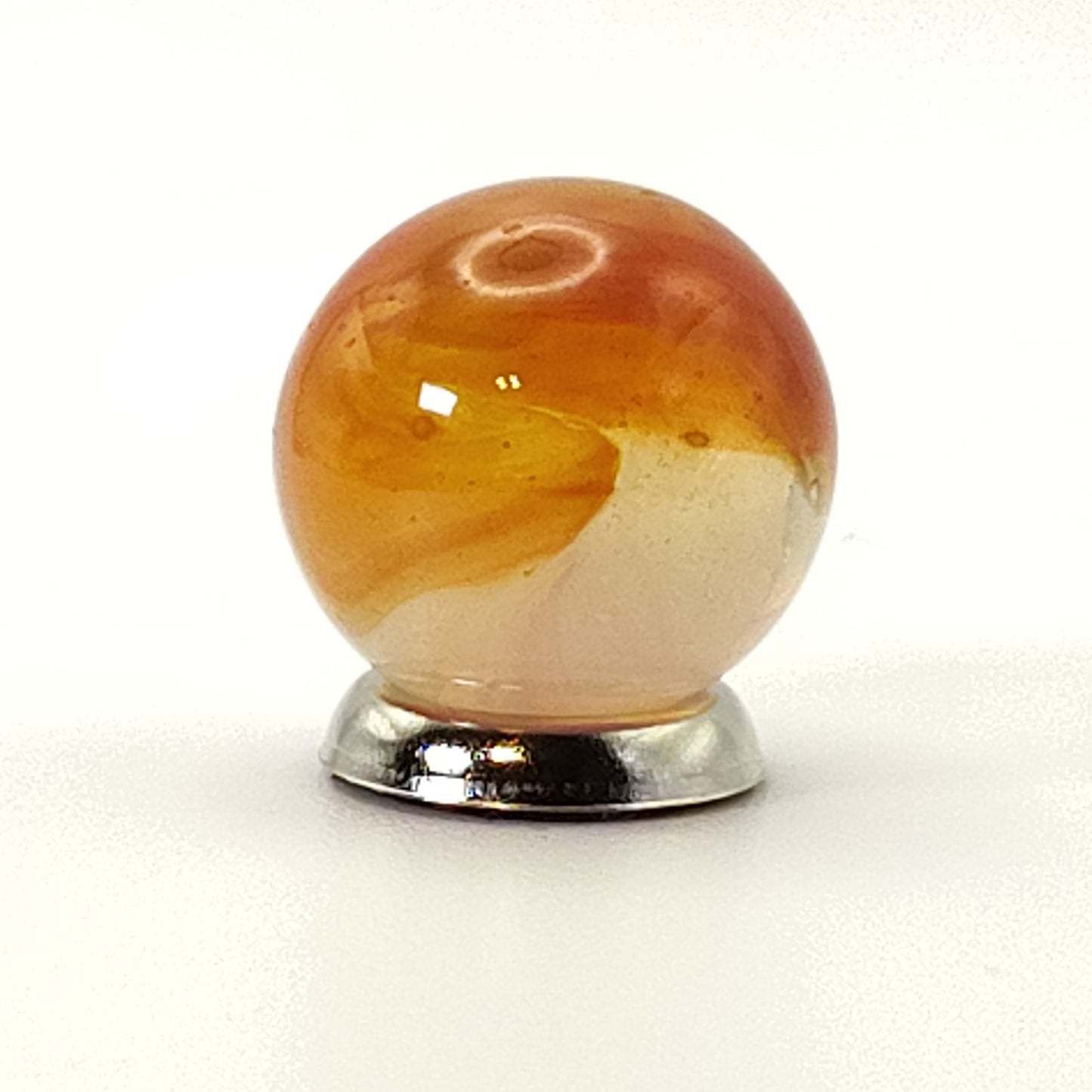 5/8" Vitro Agate Opal Marble Orange NM++