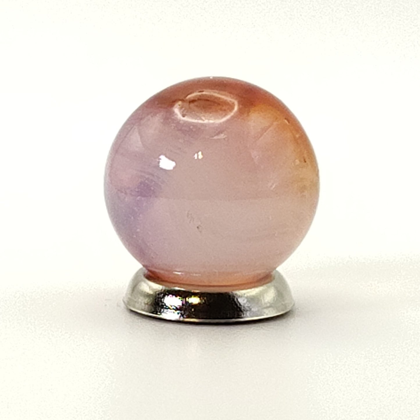 5/8" Vitro Agate Opal Marble Orange NM++