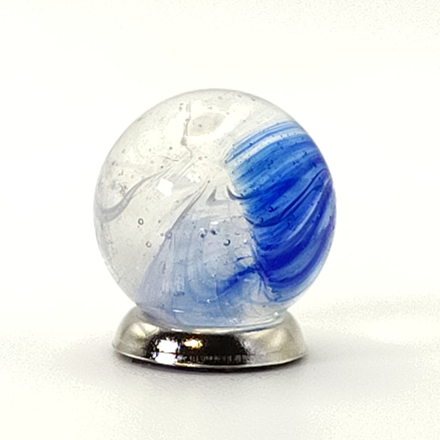 5/8" Akro Agate Sparkler Marble Blue NM+