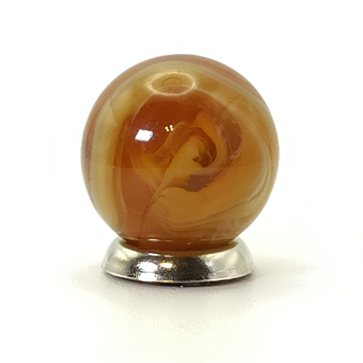5/8" Amber Slag Marble NM+