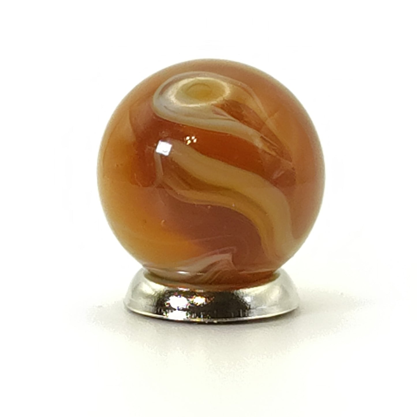 5/8" Amber Slag Marble NM+