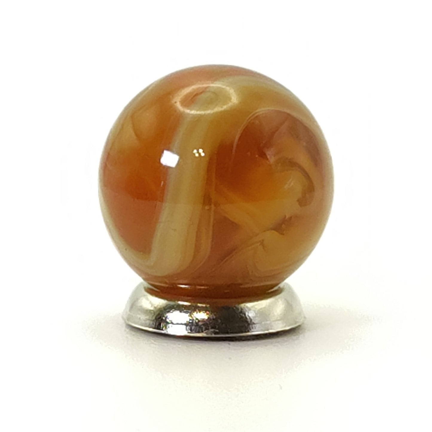 5/8" Amber Slag Marble NM+
