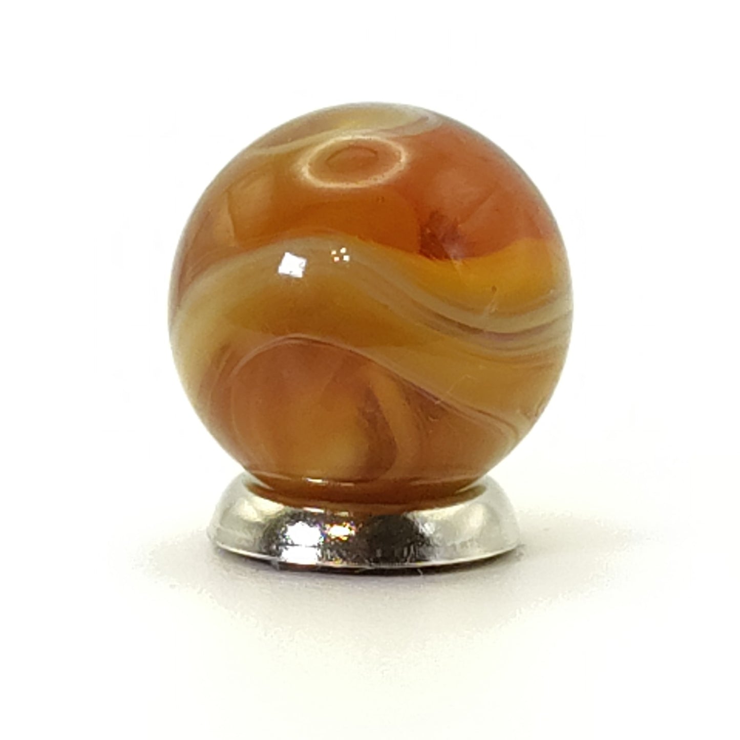 5/8" Amber Slag Marble NM+
