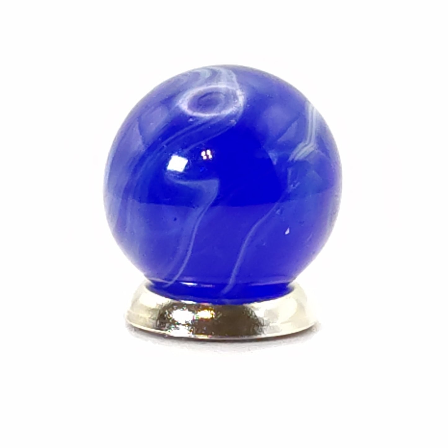 5/8" Blue Slag Marble NM