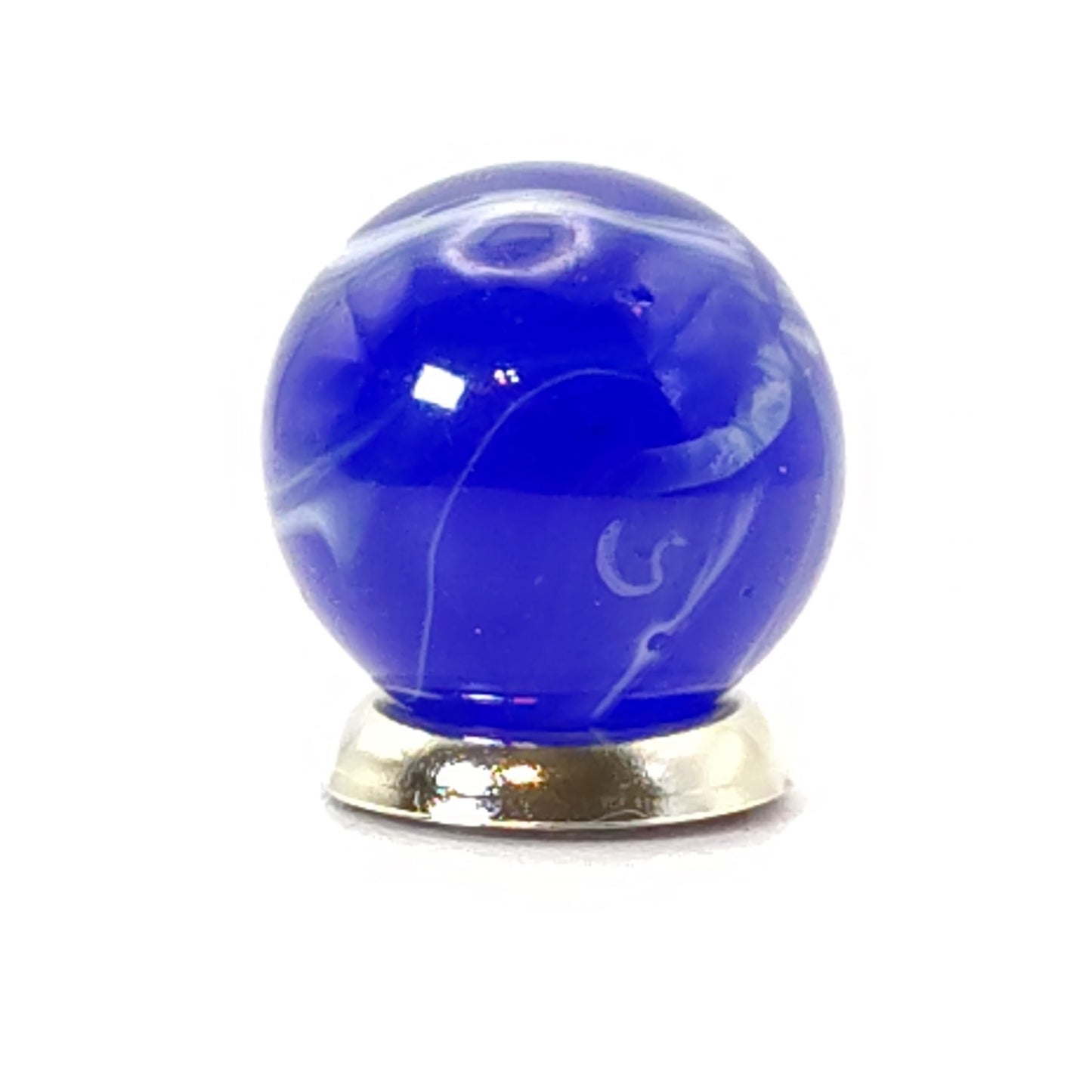5/8" Blue Slag Marble NM