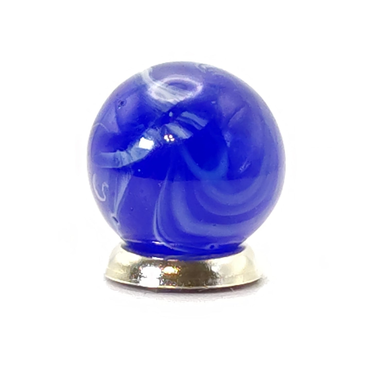 5/8" Blue Slag Marble NM