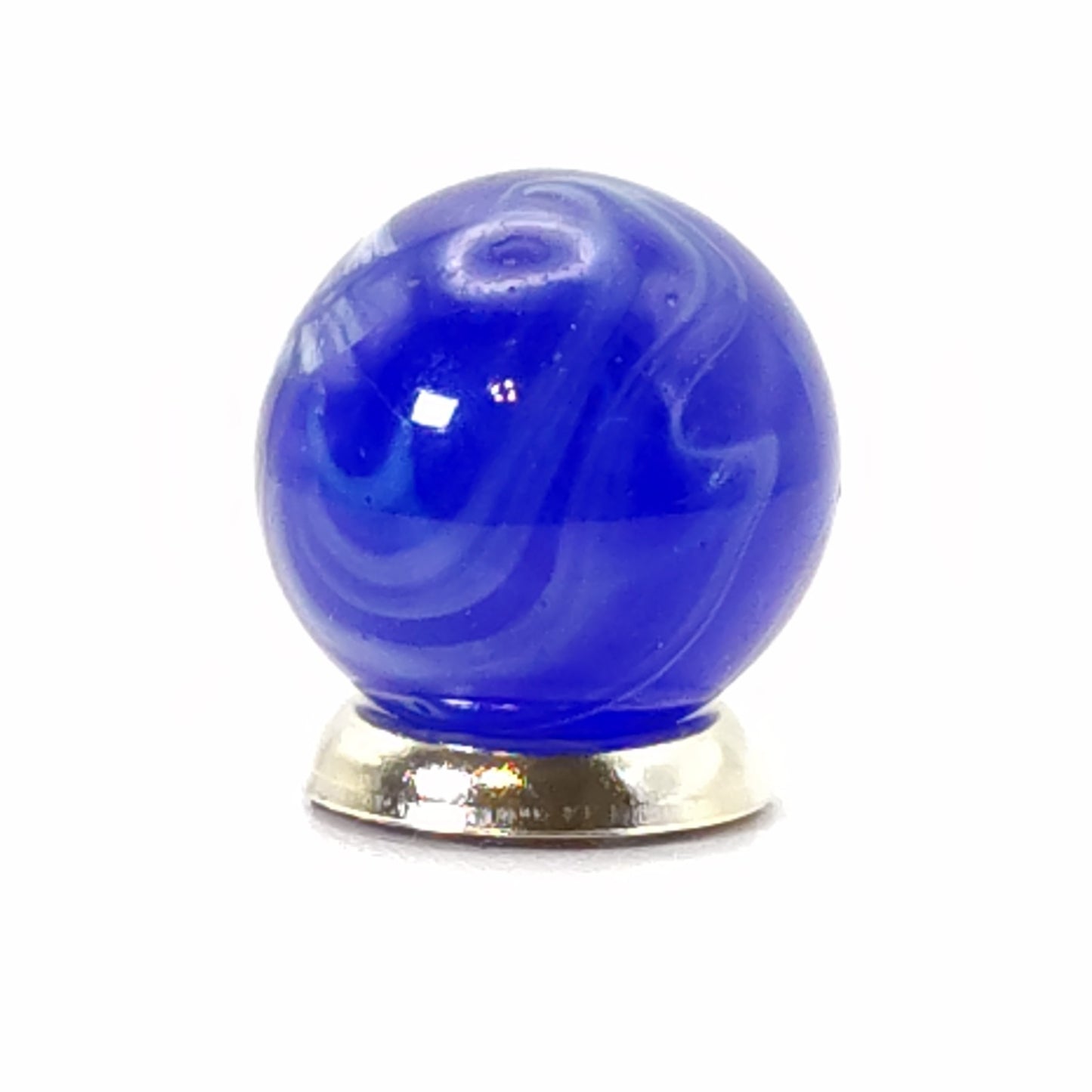 5/8" Blue Slag Marble NM