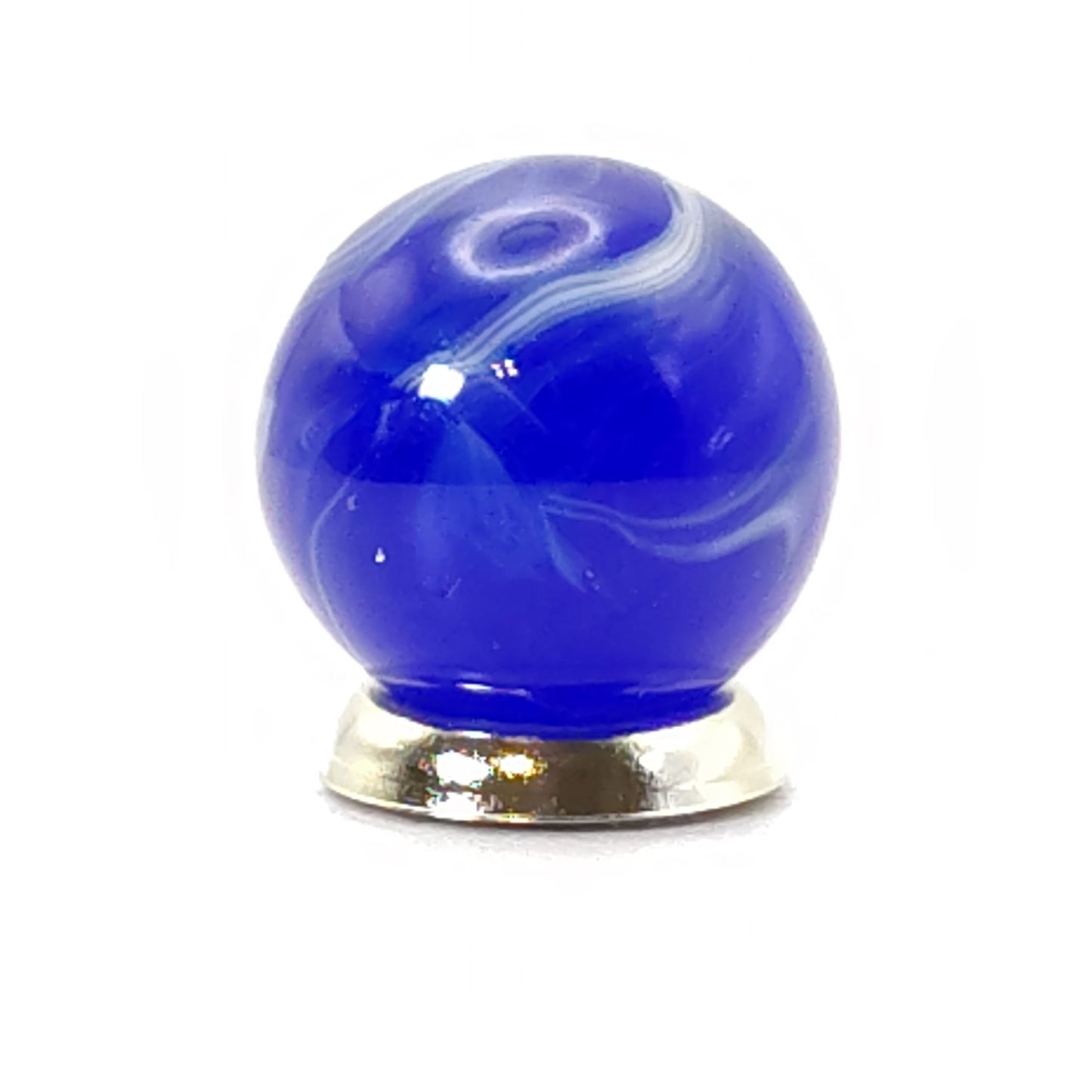 5/8" Blue Slag Marble NM