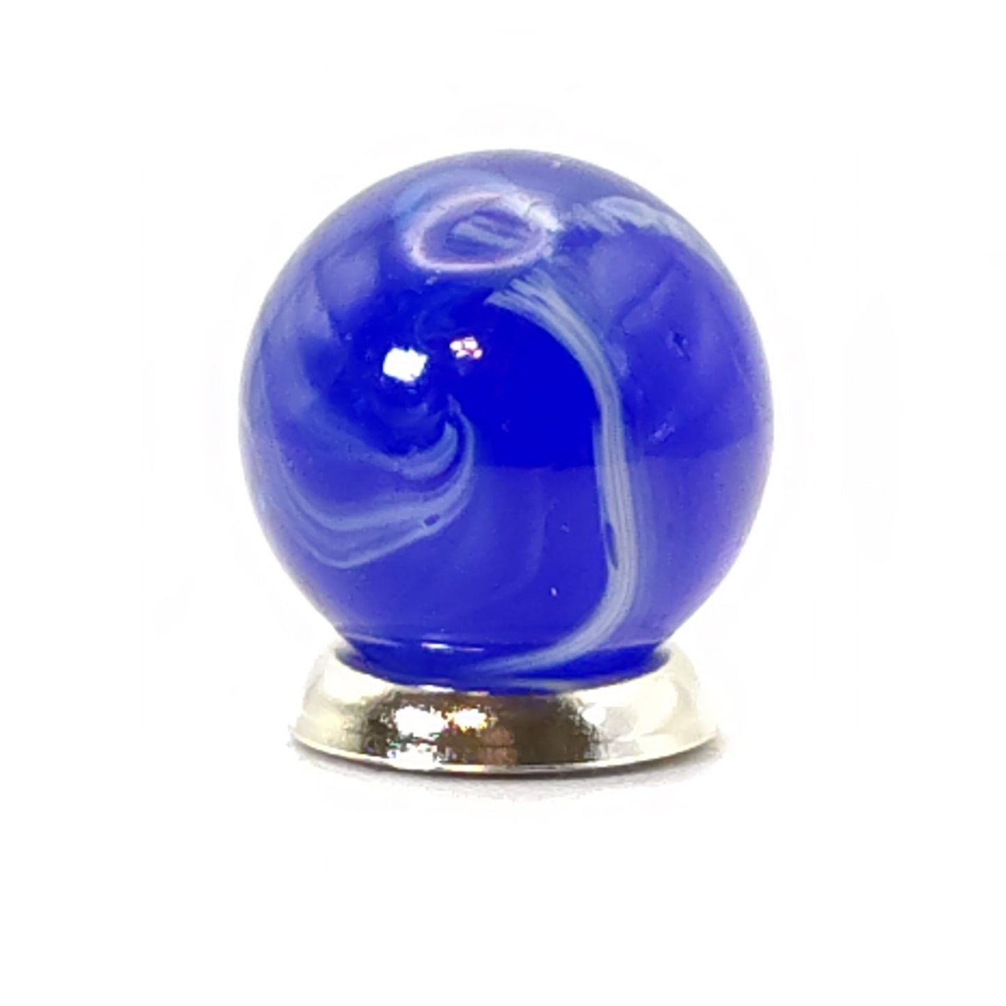 5/8" Blue Slag Marble NM