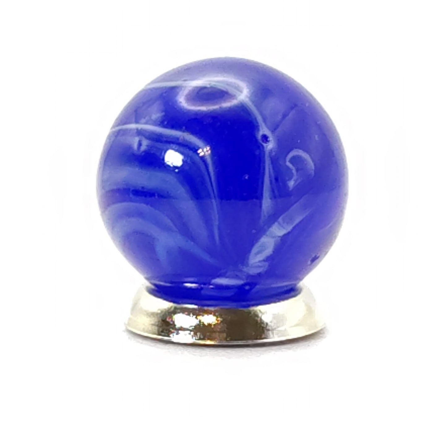 5/8" Blue Slag Marble NM