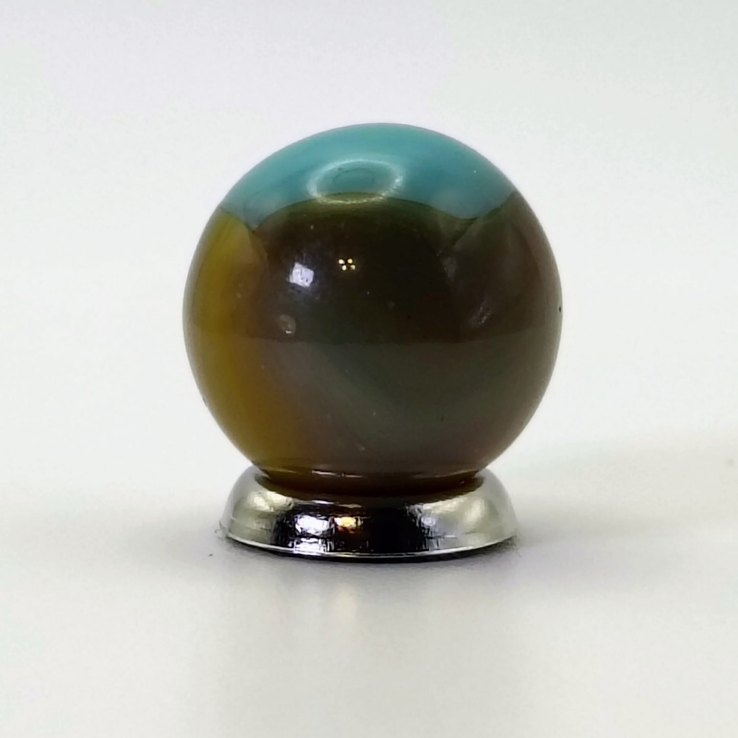 5/8" Akro Agate Patch Marble Rare Colors! NM