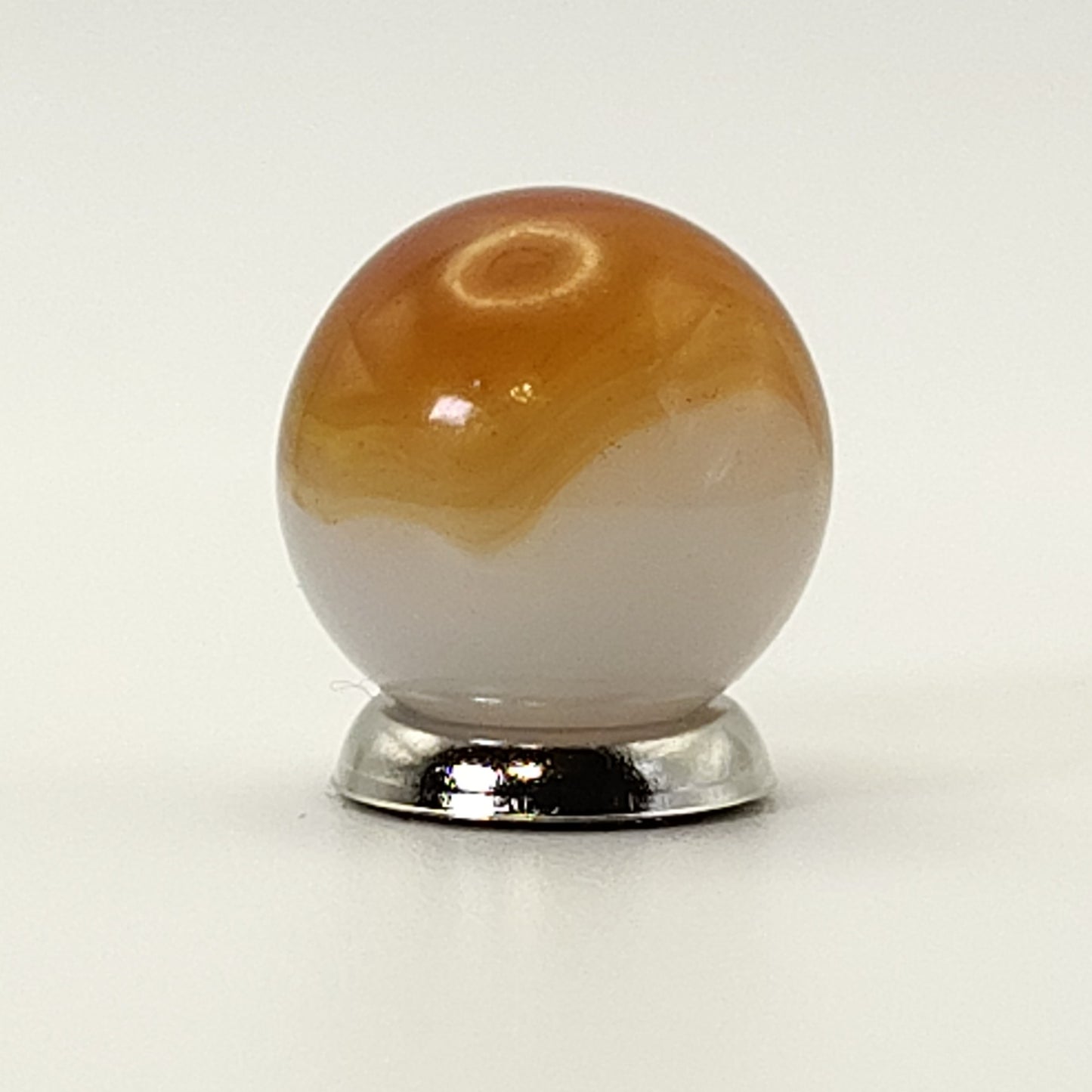 5/8" Vitro Agate Opal Marble Orange & Red NM++