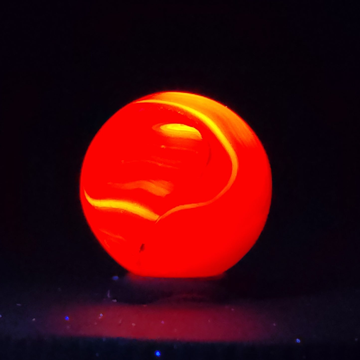 3/4" JABO UV Pink & Orange Marble NM+